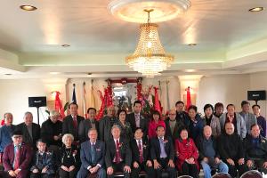 2019年，職員就職慶典嘉賓合照
