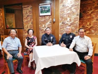 Countermeasures discussion with police on recent safety problem on the streets of Chinatown   